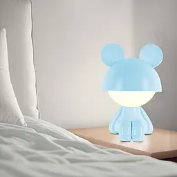 Світильник-нічник Kite LED з акумулятором Cute Mouse блакитний (K25-316-2-3) - мініатюра 3