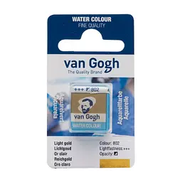 Фарба акварельна Van Gogh (802) Світле золото кювета Royal Talens (8712079419585)