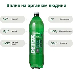Вода мінеральна Aqua Миргород Detox природна лікувально-столова сильногазована 1.0 л - мініатюра 3