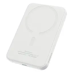 Універсальна мобільна батарея Baseus Magnetic Mini Wireless Fast Charge 5 000 mAh 20W білий P10022107223-00 - мініатюра 3