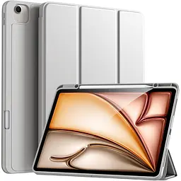 Чохол-книжка CDK для Apple iPad Air 13" M3 2025 екошкіра/силікон Smart Case cлот стилус (017899) grey