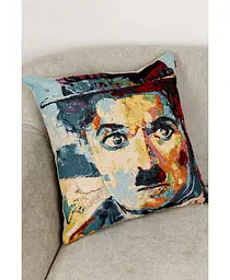 Подушка декоративна гобеленова 45х45 см CHAPLIN (029990) - мініатюра 2