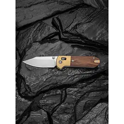 Ніж складаний кишеньковий Civivi Yonder Clip Point (7.3 см) 14C28N / Wood and Brass натуральний - мініатюра 12