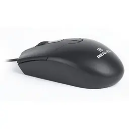 Комп'ютерна мишка Real-El RM-208 USB Black (EL123200030) - мініатюра 2