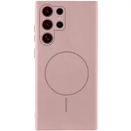 Чохол Silicone Cover Lakshmi Full Camera (AA) with Magnetic Fit для Samsung Galaxy S26 Ultra Рожевий / Pink Sand
