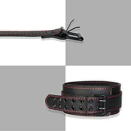 Нашийник з повідком - Bondage Fetish Collar And Leash Set - мініатюра 7