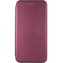 Шкіряний чохол-книжка Classy для Xiaomi Redmi Note 12 4G Бордовий