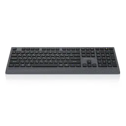 Клавіатура REAL-EL RK-715W Wireless/Bluetooth Black/Gray (EL123100051) - мініатюра 2