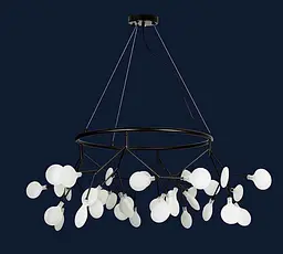 Люстра LED PETALS Levistella 918LP263-36 BK+WH - мініатюра 2