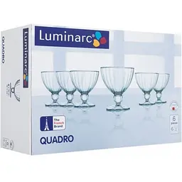 Набір креманок Luminarc Quadro 250 мл 6 шт. (N2322) - мініатюра 3