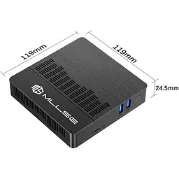 Неттоп MLLSE M2 Air 6/128GB Black [161042] - мініатюра 3