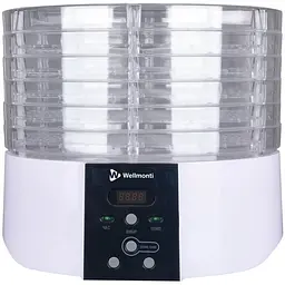 Сушарка для овочів і фруктів Wellmonti WM-1010 520 Вт/6 лотків 23 л 32 см