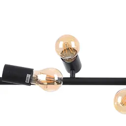 Люстра Brille лофт підвісна E27 60W BK (BL-297S/6) - мініатюра 2