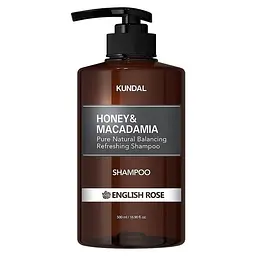 Шампунь відновлюючий "Англійська троянда" Kundal Honey & Macadamia Nature Shampoo English Rose 500 мл