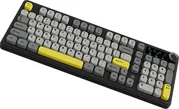 Клавіатура бездротова Ajazz AF98 PLUS Black (AF98-PLUS-BGY) - мініатюра 3