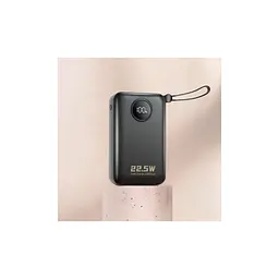 Батарея універсальна Dudao 20000mAh K14+ 22.5W, PD, QC, USB-A, USB-C(In/Out), with built-in USB-C/Lightning cables, Black (6977196680016) - мініатюра 4
