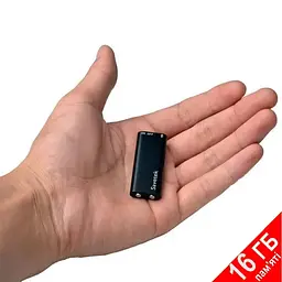 Міні диктофон Savetek 200 (GS-R01s), 16 Гб пам'яті, активація запису голосом VOR, до 192 годин запису (100537-1) - мініатюра 2