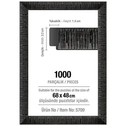 Рамка для пазлів Art Puzzle 1000 ел. 29 мм чорна (5709)