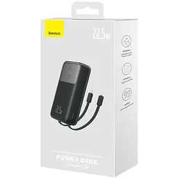 Зовнішній акумулятор Baseus Comet Series 20000mAh 22.5W портативний акумулятор 2024 чорний - мініатюра 5