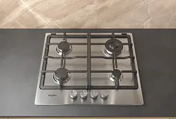 Whirlpool Варильна поверхня газова, 60см, чугун TKRL661IXEU - мініатюра 8
