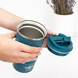 Термочашка МВМ My Home KP-28 M 510 мл синя (KP-28 M BLUE) - мініатюра 6