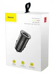 Автомобільний зарядний пристрій Baseus PPS Car Charger 30W Black (CCALL-AS01) [71690] - мініатюра 4