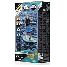 SUP борд 65347, 320 x 79 x 12 см, дошка, весло, ручний насос, сумка - мініатюра 4