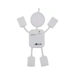 Концентратор Voltronic USB 2.0 to 4xUSB man OEM (YT-HM4-W) - мініатюра 2