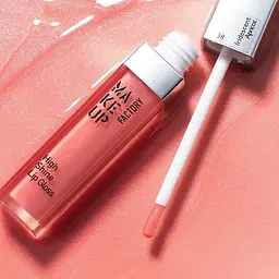 Блиск для губ Make up Factory High Shine Lip Gloss відтінок 38 (Iredescent Apricot) 6.5 мл (424998) - мініатюра 2