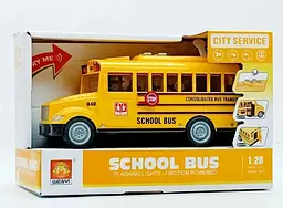 Шкільний автобус WY940A, масштаб 1:20, звук, світло, у коробці (6974060115797)