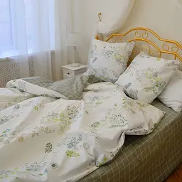 Комплект постільної білизни Viluta євро ранфорс 21155 100% бавовна - мініатюра 4