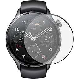 Полімерна плівка 3D (full glue) (тех.пак) для Xiaomi Watch S1 Pro Чорний