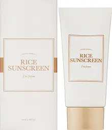 Мінеральний сонцезахисний крем I'm From Rice Sunscreen SPF 50+ PA++++ 50 мл - мініатюра 2