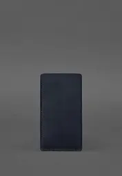 Шкіряний чохол для iPhone 13 Синій Crazy Horse BlankNote - мініатюра 2
