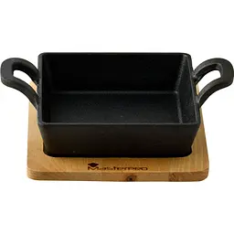 Чавунна форма Masterpro Foodies cook & share з підставкою 12.6х18.5 см (BGMP-3805-EM) - мініатюра 2