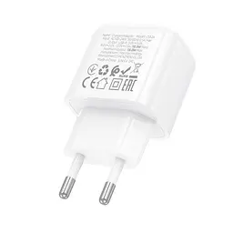 Сітчастий зарядний пристрій HOCO CS52A Surplus single-port QC3.0 charger білий - мініатюра 4