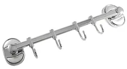 Вішалка 4 рухомі гачки Frap F1915-4 1/80, Хром