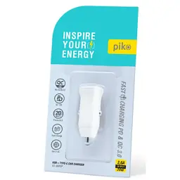 Зарядний пристрій Piko CC-302QP 2USB A+C/20W (1283126509896) - мініатюра 2