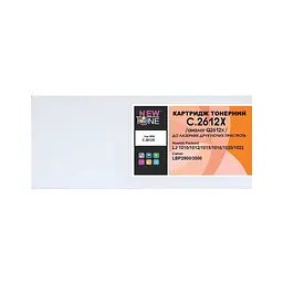 Картридж NewTone HP LJ 1010/1020 Canon LBP-2900 Q2612X Black 3K (NT-KT-Q2612X) - мініатюра 2