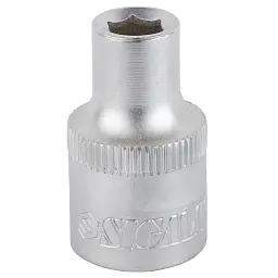 Насадка шестигранна коротка 1/2" 8мм CrV mid SIGMA (6071081) - мініатюра 2