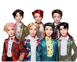 Колекційна фігурка Mattel BTS Реп Монстр Monster Кім Нам Джун Kim Nam Joon 28 см F BTS M - мініатюра 6