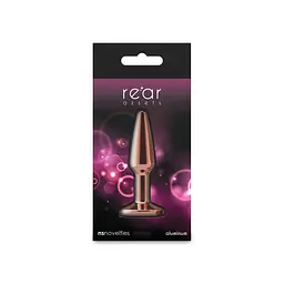 Анальна пробка NS Novelties Rear Assets Tapered Rose Gold, S - мініатюра 4