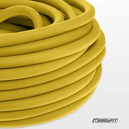 Борцівська резина EasyFit - джгут 10 м жовтий (Medium) - мініатюра 5
