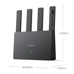 Роутер Xiaomi Router BE3600 Black маршрутизатор | Wi-Fi 7 | 3570 Мб/с | Mesh - мініатюра 8