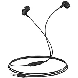 Провідні вакуумні навушники Borofone BM20, 3.5mm, 1.2m, Чорний