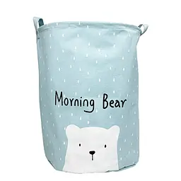 Кошик для іграшок "Hello my bear" 34*44 см MEGAZayka Блакитний