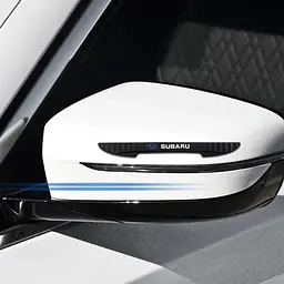 Захисні протиударні смуги Subaru на краю дверей 16х147 мм Гума (наклейки) Чорний 4 шт - мініатюра 4