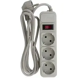 Мережевий фільтр живлення Patron (EXT-PN-SP-1032-GR), 1.8m Grey (EXT-PN-SP-1032-GR)
