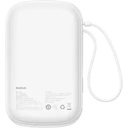 Зовнішній акумулятор Baseus Qpow Pro+ 20000mAh 22.5W із вбудованим кабелем USB-C білий P10067103213-00 - мініатюра 5