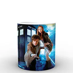 Кухоль GeekLand Doctor Who Doctor Who та TARDIS DW.02.053 330 мл білий - мініатюра 2
